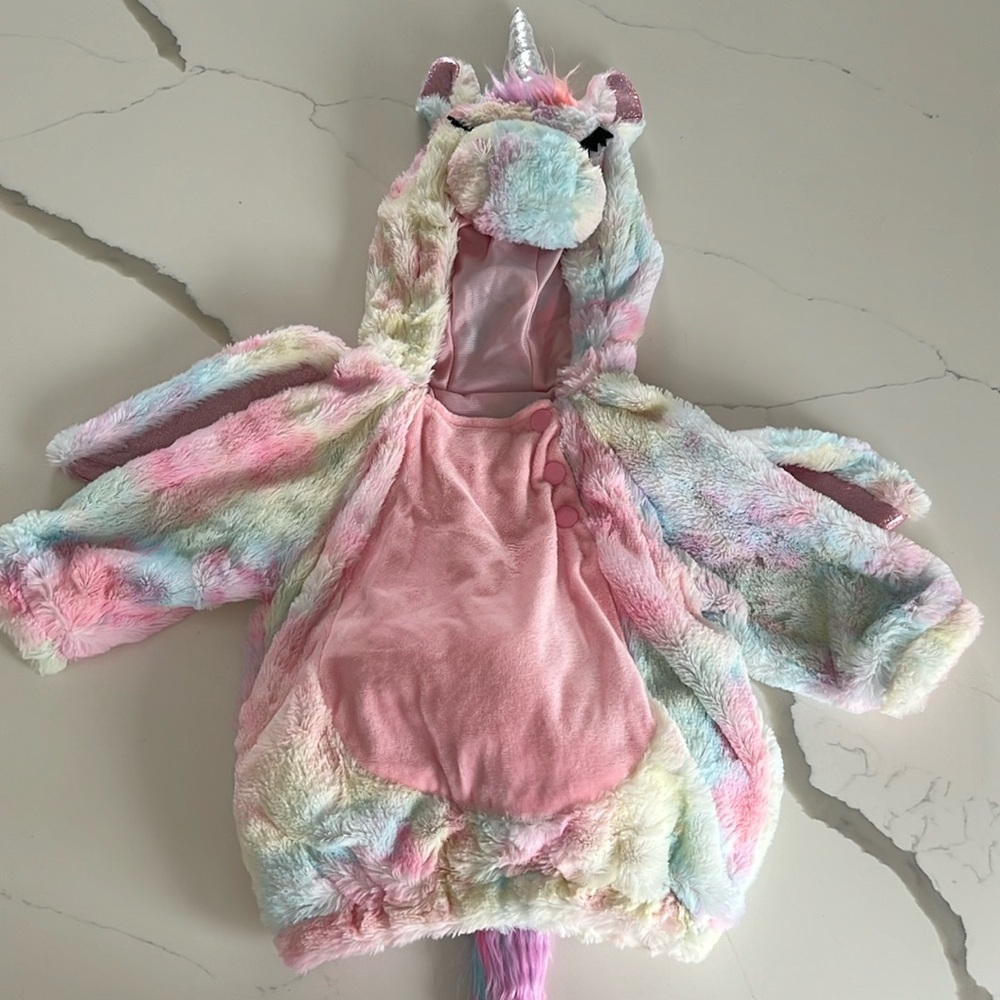 Baby unicorn costume 6-12mo